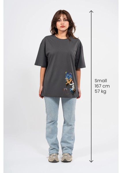 Oversize Dali Baskılı Tshirt fırsatları