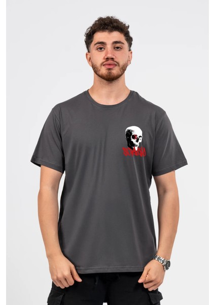 Regular Göğüste Scary Baskılı Tshirt fiyatları