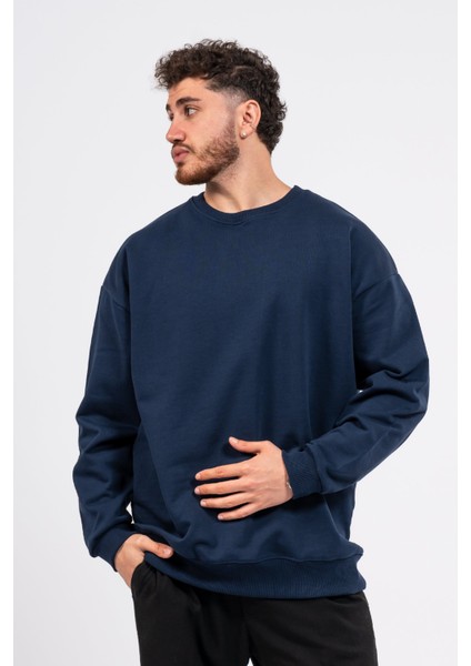 Oversize Sırtta Not Free Baskılı Sweatshirt modelleri