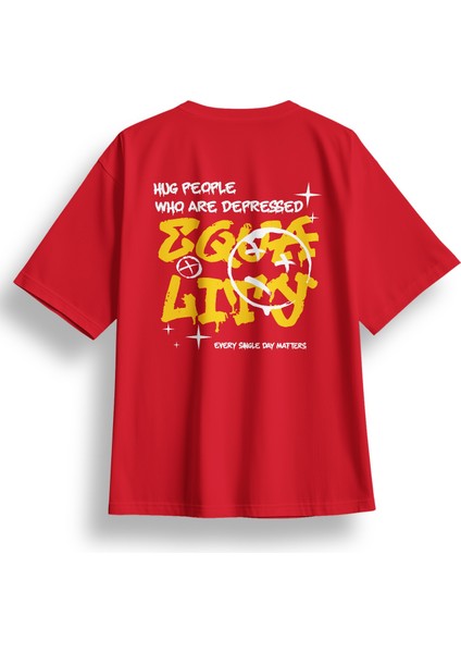 Oversize Quality Baskılı Tshirt