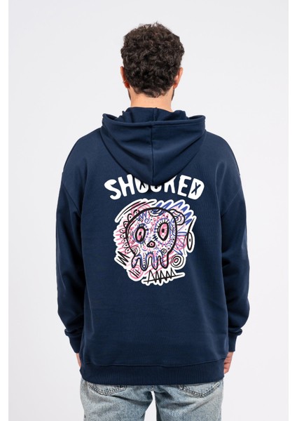 Oversize Sırtta Shocked Baskılı Hoodie fiyatları