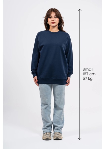 Oversize Sırtta Baskılı Scary Sweatshirt fiyatları