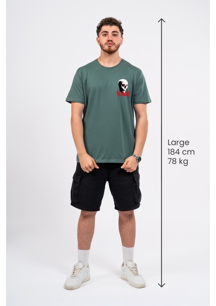 Regular Göğüste Scary Baskılı Tshirt fırsatları