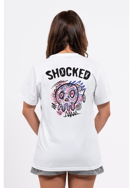 Regular Sırtta Shocked Baskılı Tshirt fiyatları