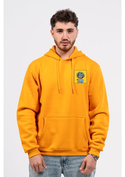 Regular Göğüste Cry Woman Baskılı Hoodie fiyatları