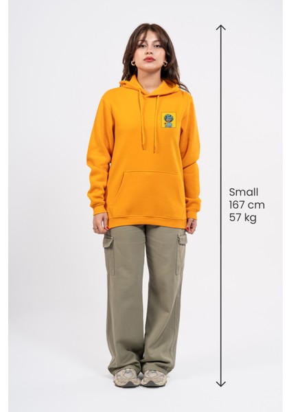 Regular Göğüste Cry Woman Baskılı Hoodie modelleri