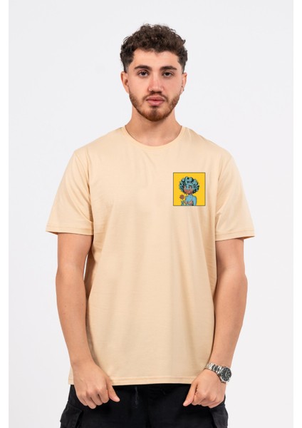 Regular Göğüste Cry Woman Baskılı Tshirt