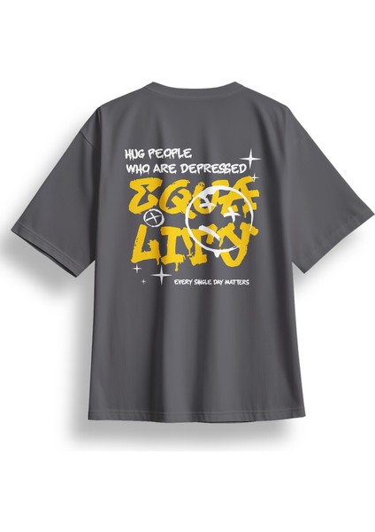 Oversize Quality Baskılı Tshirt