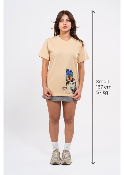 Regular Dali Baskılı Tshirt