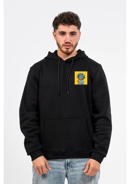 Regular Göğüste Cry Woman Baskılı Hoodie fiyatları