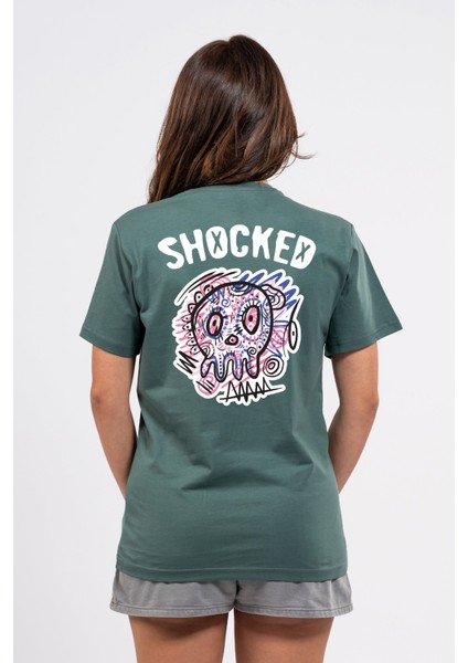 Regular Sırtta Shocked Baskılı Tshirt fiyatları