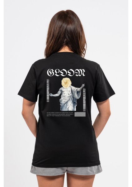 Regular Sırtta Bloom Baskılı Tshirt