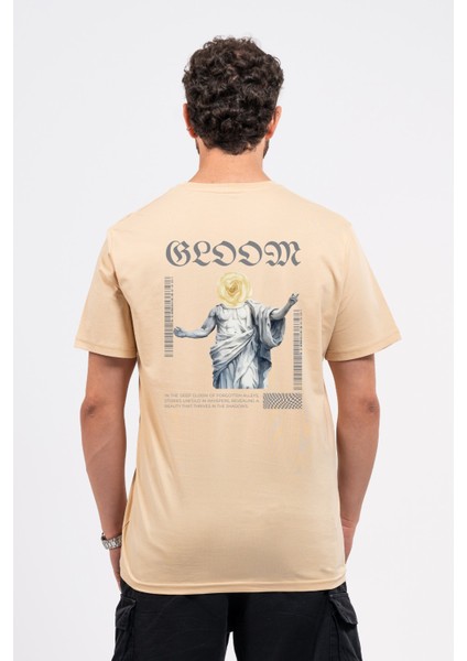 Regular Sırtta Bloom Baskılı Tshirt