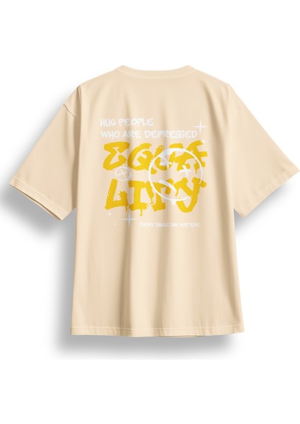 Oversize Quality Baskılı Tshirt