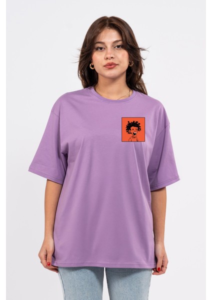 Oversize Curly Man Baskılı Tshirt fiyatları