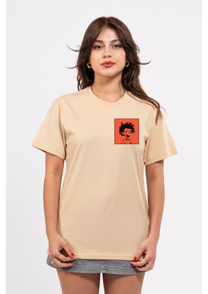 Regular Curly Man Baskılı Tshirt