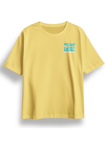 Oversize Fearless Baskılı Tshirt fiyatları