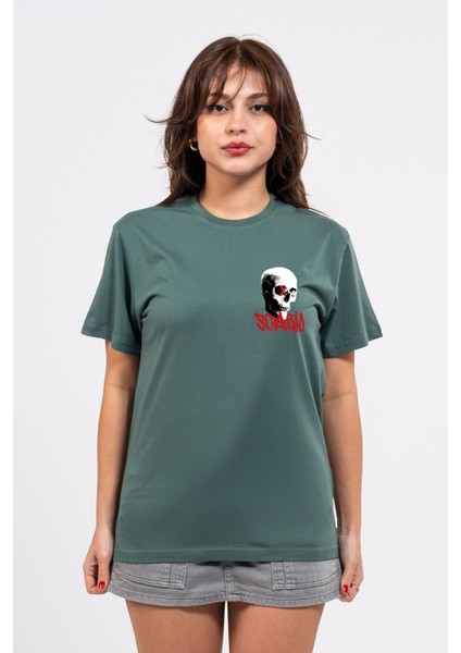 Regular Göğüste Scary Baskılı Tshirt