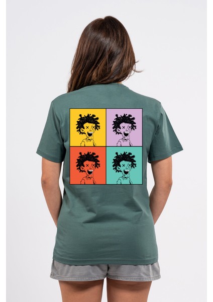Regular Curly Man Baskılı Tshirt modelleri