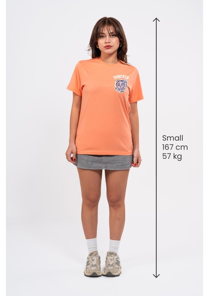 Regular Göğüste Shocked Baskılı Tshirt fırsatları