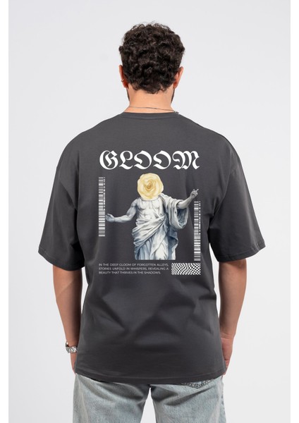 Oversize Sırtta Bloom Baskılı Tshirt fiyatları