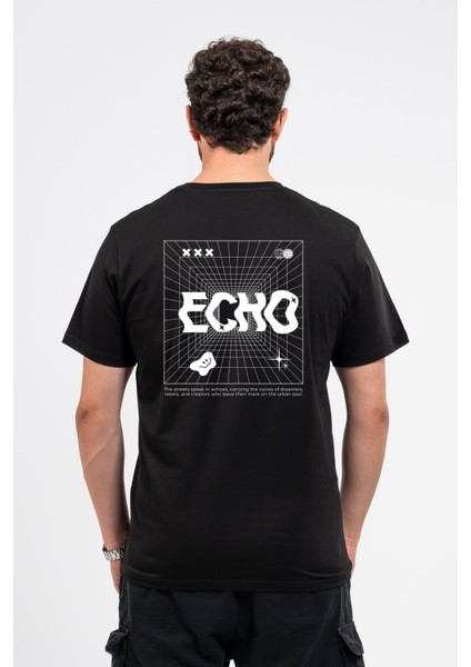 Regular Sırtta Echo Baskılı Tshirt fiyatları