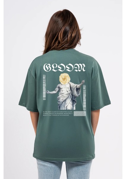 Oversize Sırtta Bloom Baskılı Tshirt fiyatları