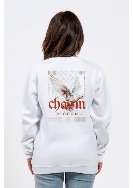 Regular Sırtta Chasm Baskılı Sweatshirt fiyatları