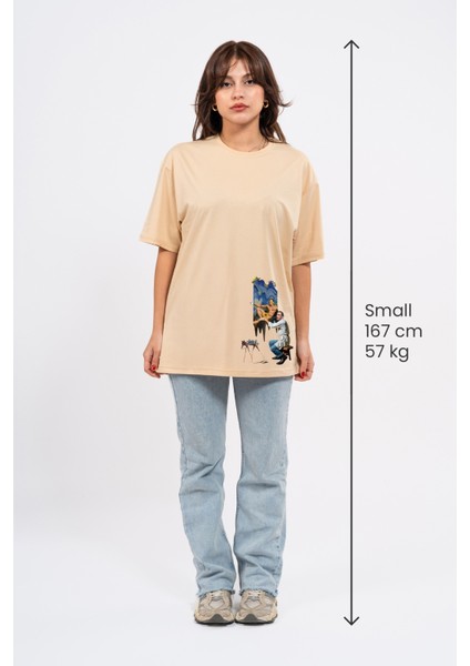 Oversize Dali Baskılı Tshirt fırsatları