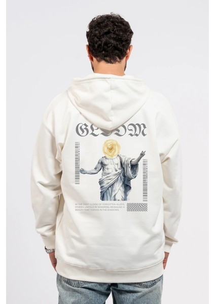 Oversize Sırtta Bloom Baskılı Hoodie fiyatları