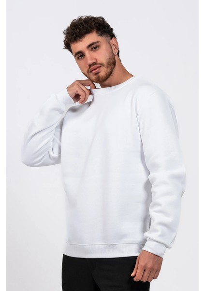 Regular Sırtta Echo Baskılı Sweatshirt modelleri