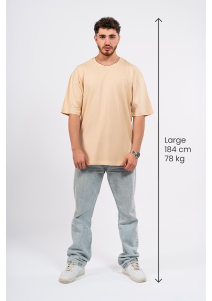 Oversize Destruction Baskılı Tshirt