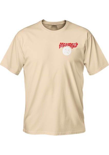 Regular Depression Baskılı T-Shirt fiyatları
