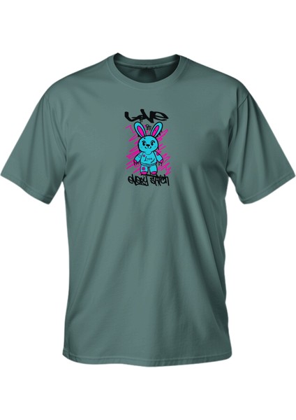 Regular Every Stich Baskılı T-Shirt