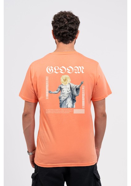 Regular Sırtta Bloom Baskılı Tshirt