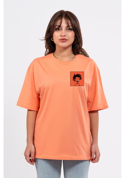 Oversize Curly Man Baskılı Tshirt fiyatları
