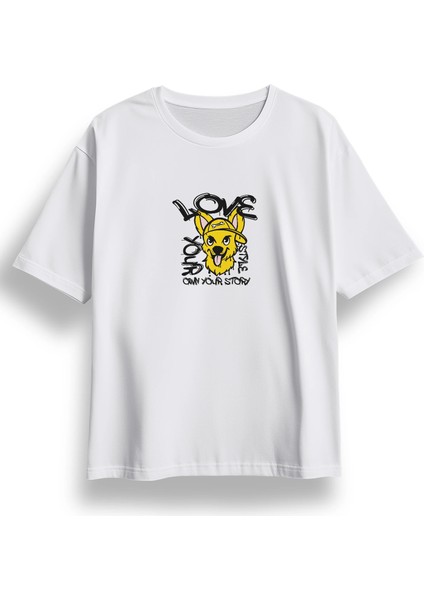 Oversize Your Style Baskılı Tshirt
