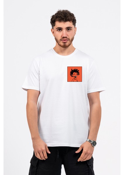 Regular Curly Man Baskılı Tshirt