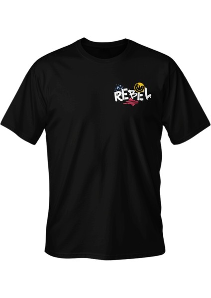 Regular Rebel Baskılı T-Shirt