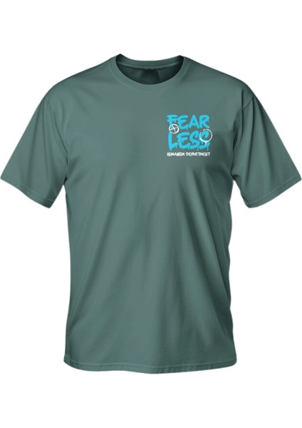 Regular Fearless Baskılı T-Shirt