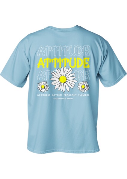 Regular Attitude Baskılı T-Shirt