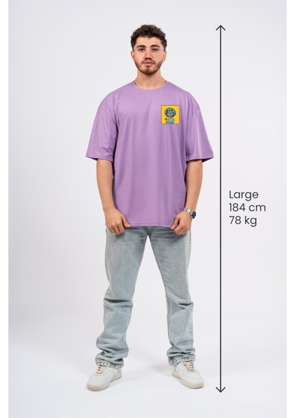 Oversize Göğüste Cry Woman Baskılı Tshirt fırsatları