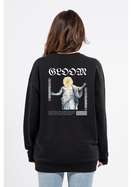 Oversize Sırtta Bloom Baskılı Sweatshirt fiyatları