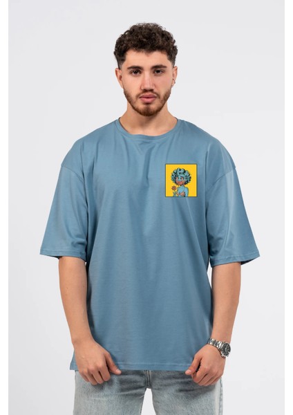 Oversize Göğüste Cry Woman Baskılı Tshirt fiyatları