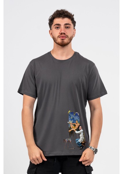 Regular Dali Baskılı Tshirt