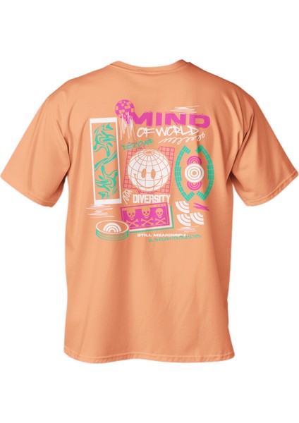 Regular Mind Of Wold Baskılı T-Shirt