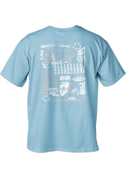 Regular Stop War Baskılı T-Shirt