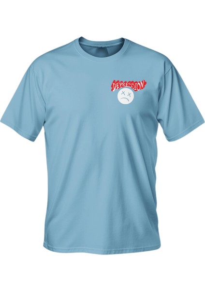 Regular Depression Baskılı T-Shirt fiyatları