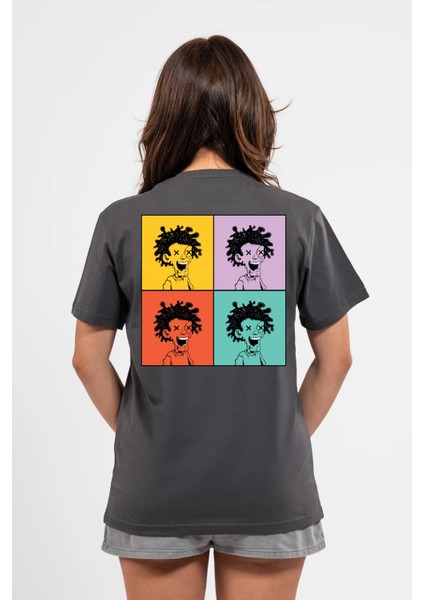 Regular Curly Man Baskılı Tshirt modelleri