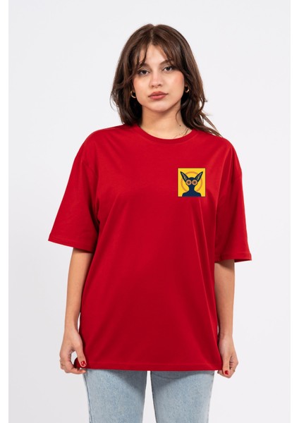 Oversize Darko Baskılı Tshirt